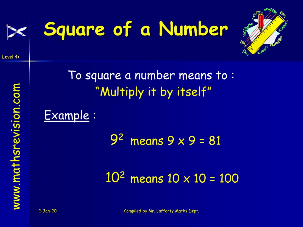 Square Number  Definition & Meaning