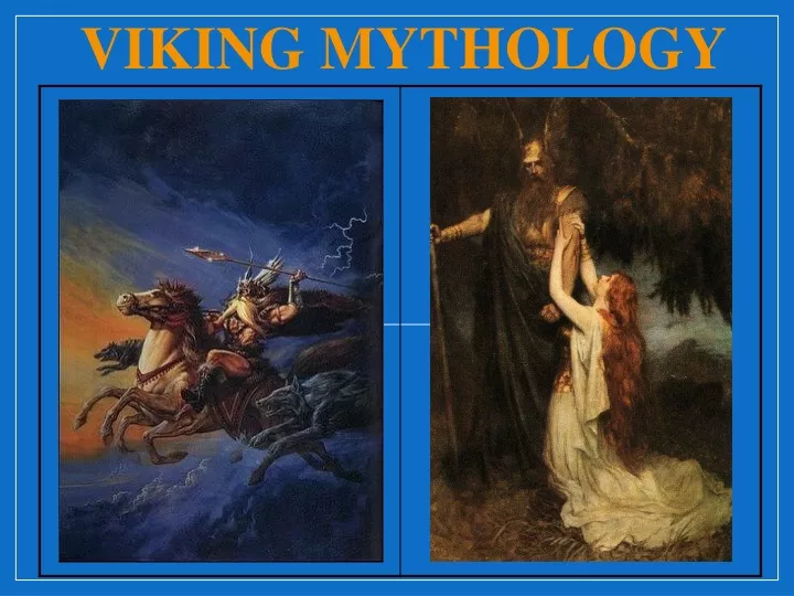 viking mythology n.