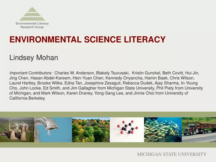 environmental literacy research group n.