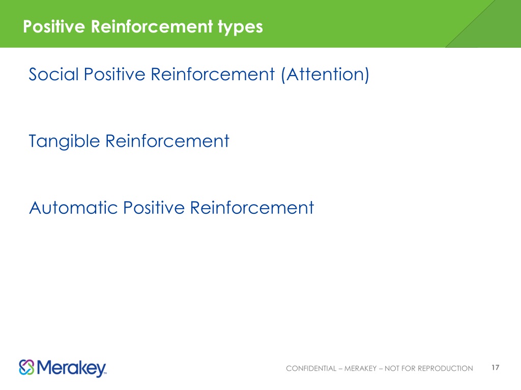 positive reinforcement negative reinforcement examples