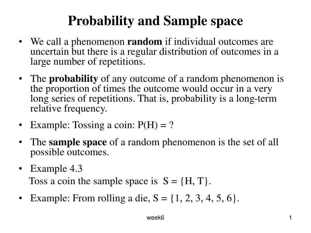 Rolling a Die - Probability, Sample Space, Examples