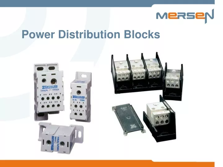 power distribution blocks n.