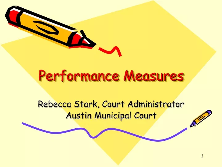 performance measures n.