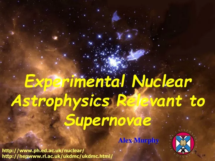 experimental nuclear astrophysics relevant n.