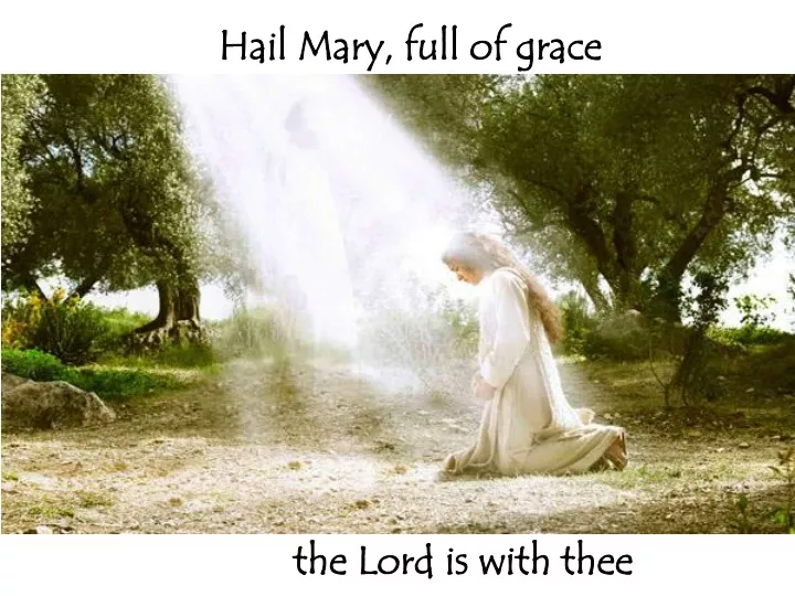 hail mary full of grace n.