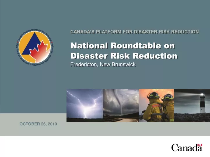 canada s platform for disaster risk reduction n.