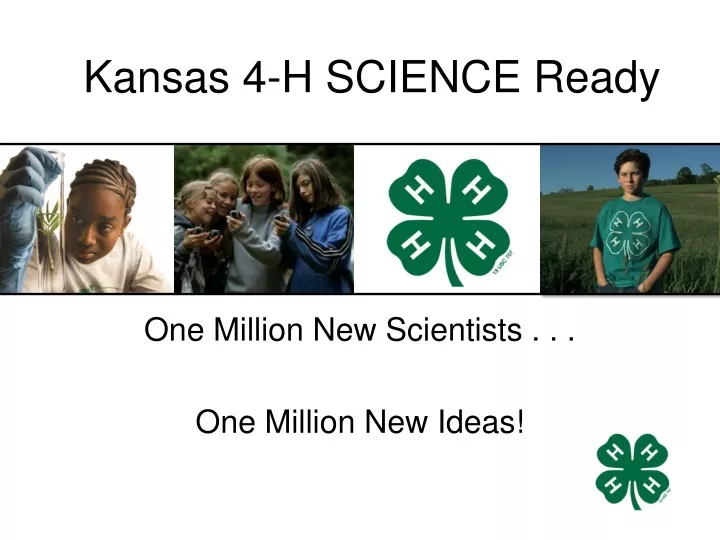 one million new scientists one million new ideas n.