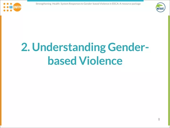 gender based violence powerpoint presentation