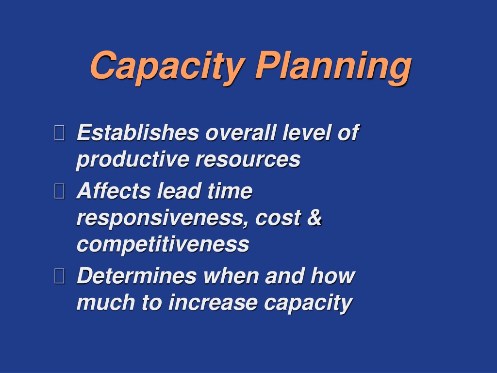 Ppt Capacity And Aggregate Planning Powerpoint Presentation Free Download Id