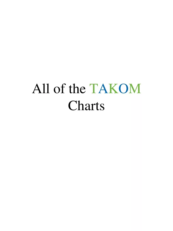 all of the t a k o m charts n.