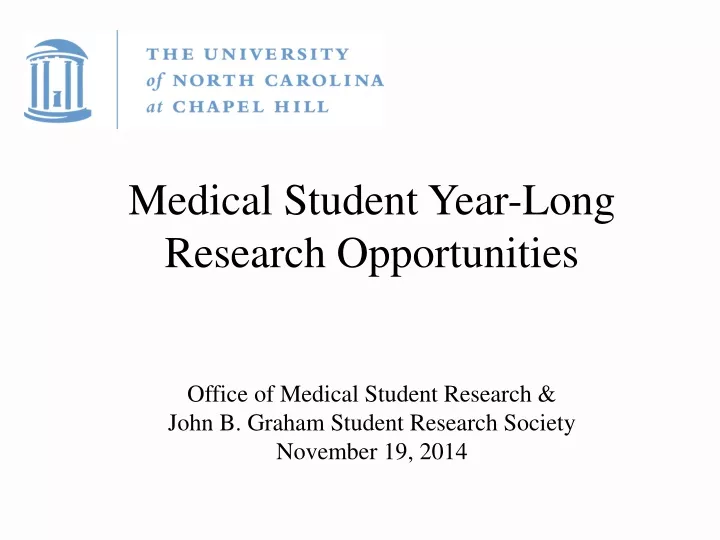 medical student research year