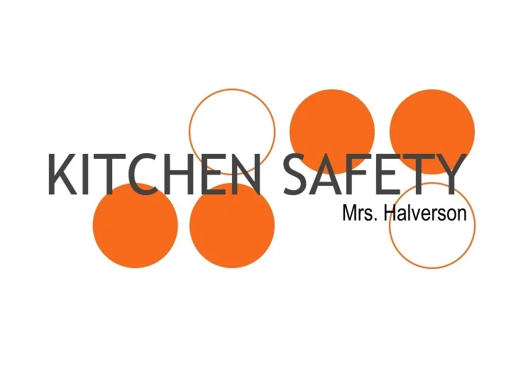 PPT KITCHEN SAFETY PowerPoint Presentation, free download ID9365491