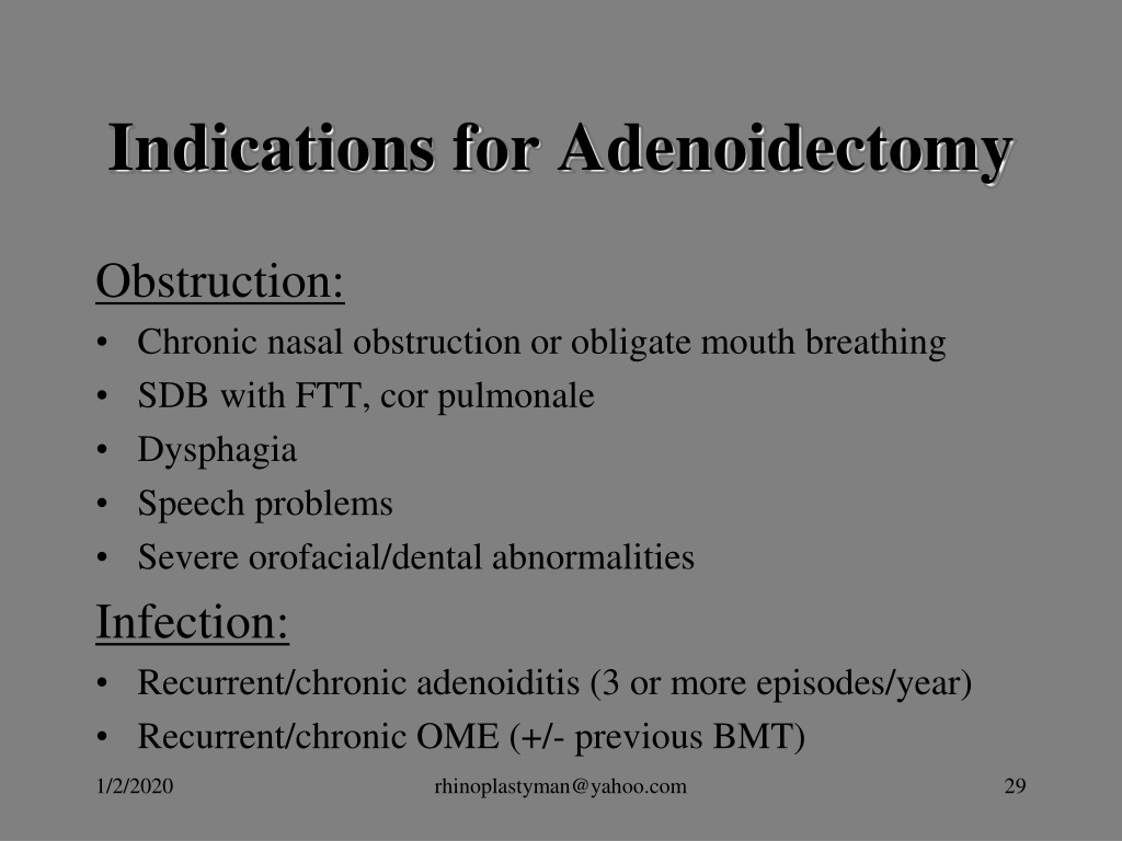 Ppt Tonsillectomy And Adenoidectomy Powerpoint Presentation Free