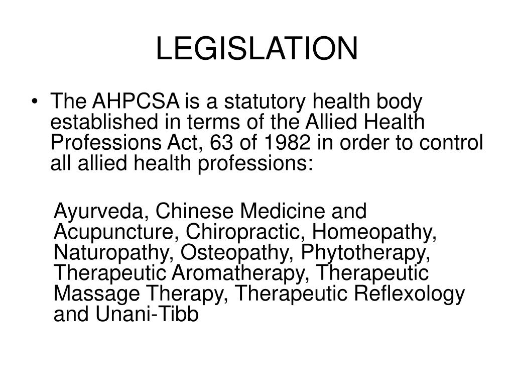 ppt-the-allied-health-professions-council-of-south-africa-ahpcsa