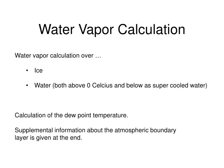 ppt-water-vapor-calculation-powerpoint-presentation-free-download