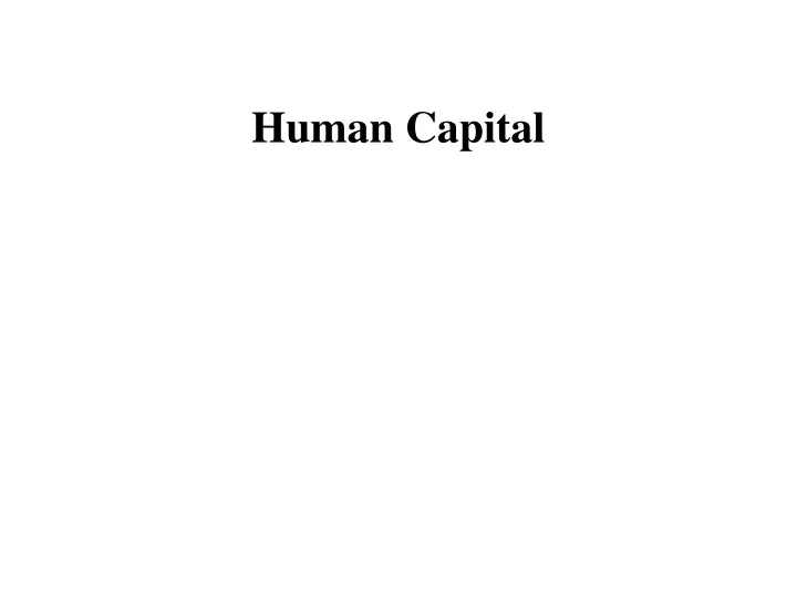 human capital n.