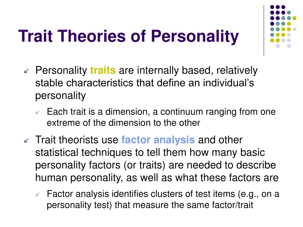 theory of personality assignment