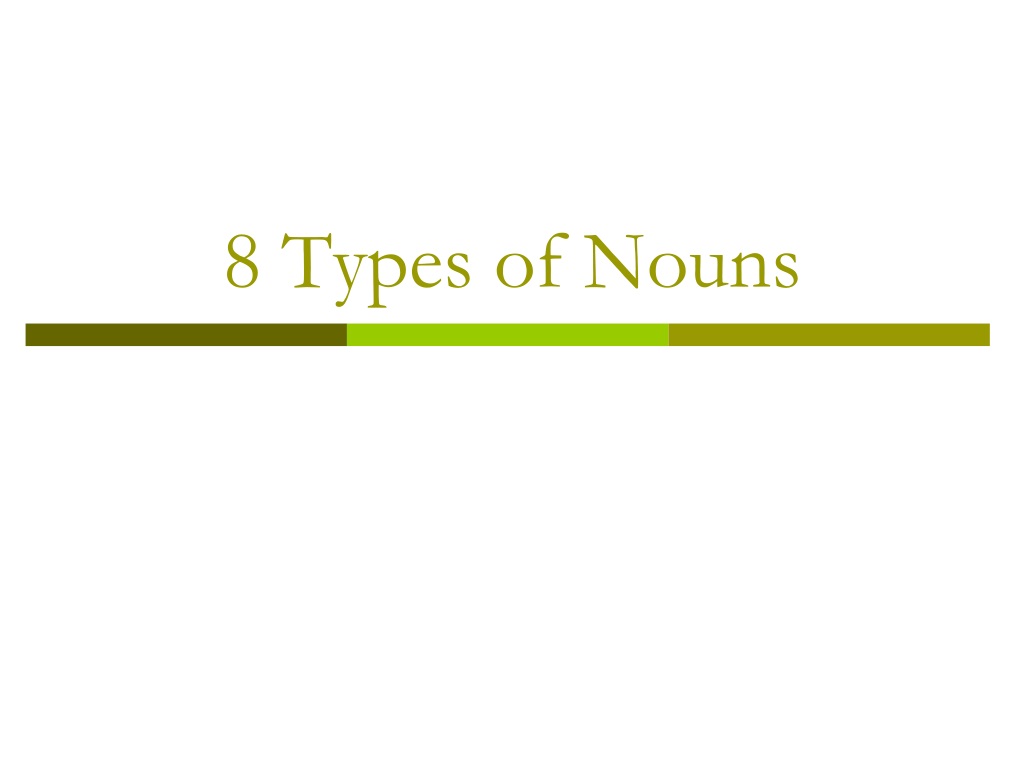 Kinds of nouns Grade ppt download