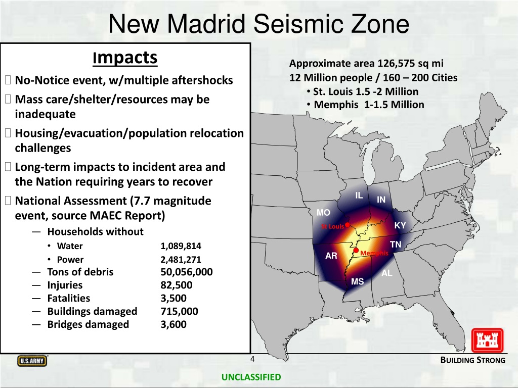 Ppt Usace Oplan 2015 67 New Madrid Seismic Zone Earthquake Powerpoint