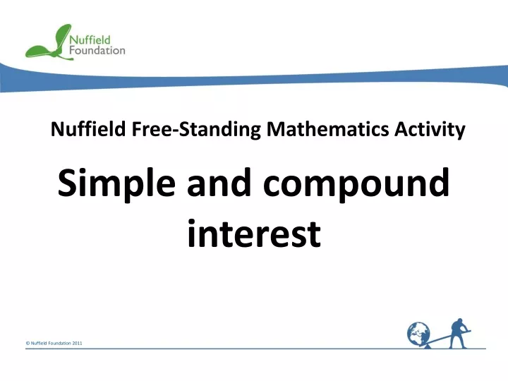 nuffield free standing mathematics activity n.