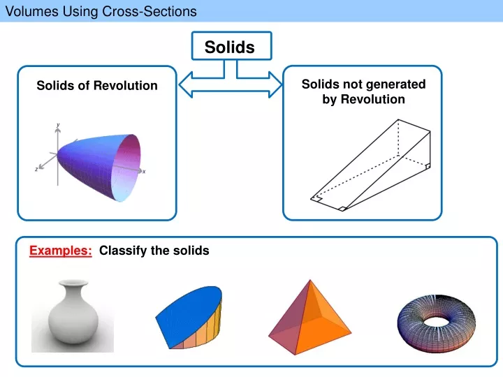 PPT - Volumes Using Cross-Sections PowerPoint Presentation, Free ...