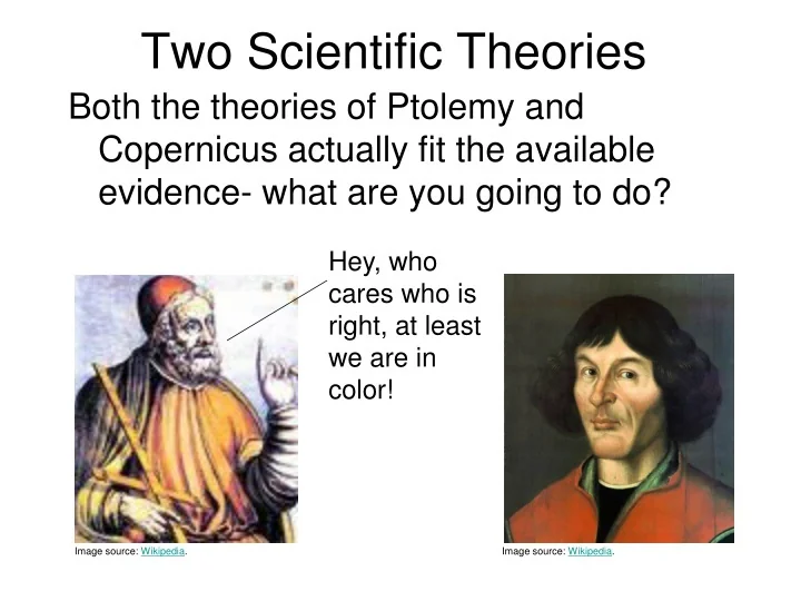 PPT - Two Scientific Theories PowerPoint Presentation, free download ...