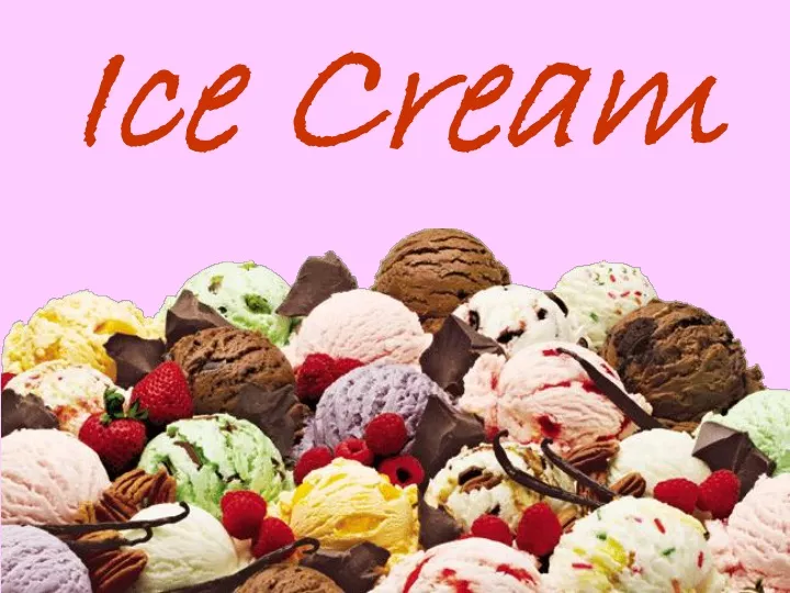 ice cream n.