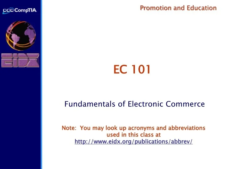 PPT - EC 101 PowerPoint Presentation, free download - ID:9374483