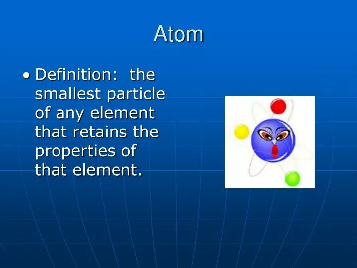 PPT - Atom PowerPoint Presentation, Free Download - ID:9376016