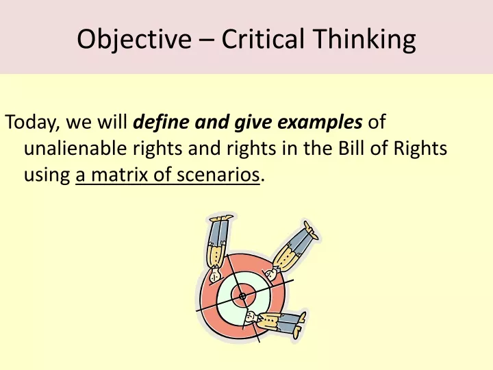 critical thinking vs objective