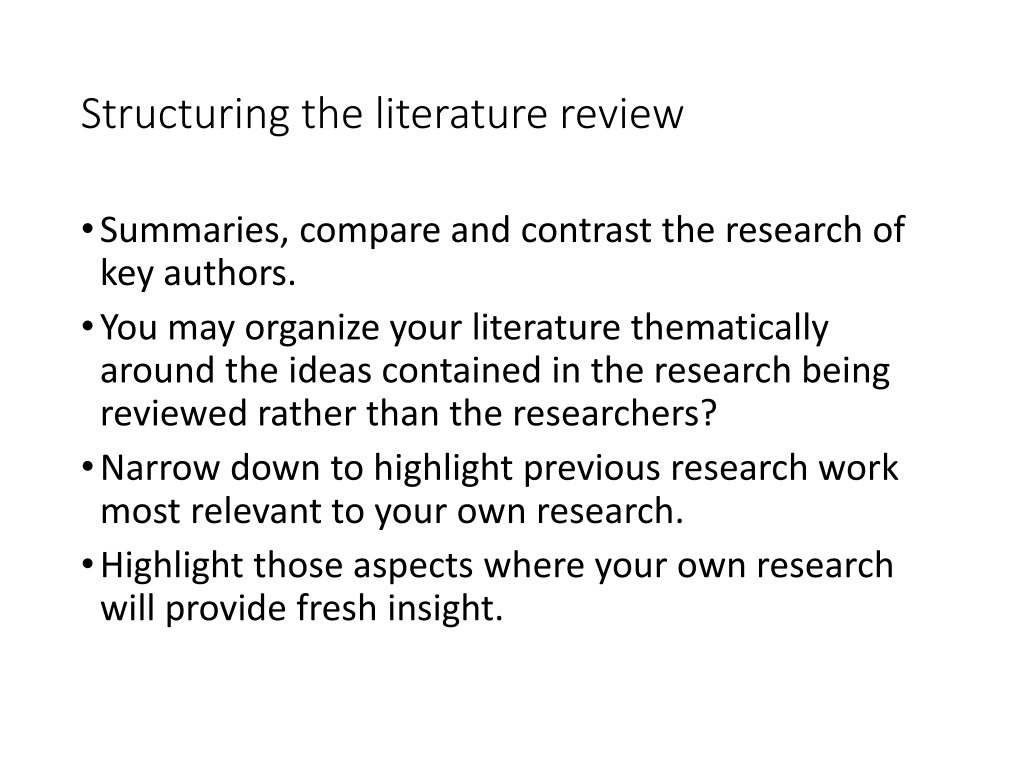 what is theory in literature review