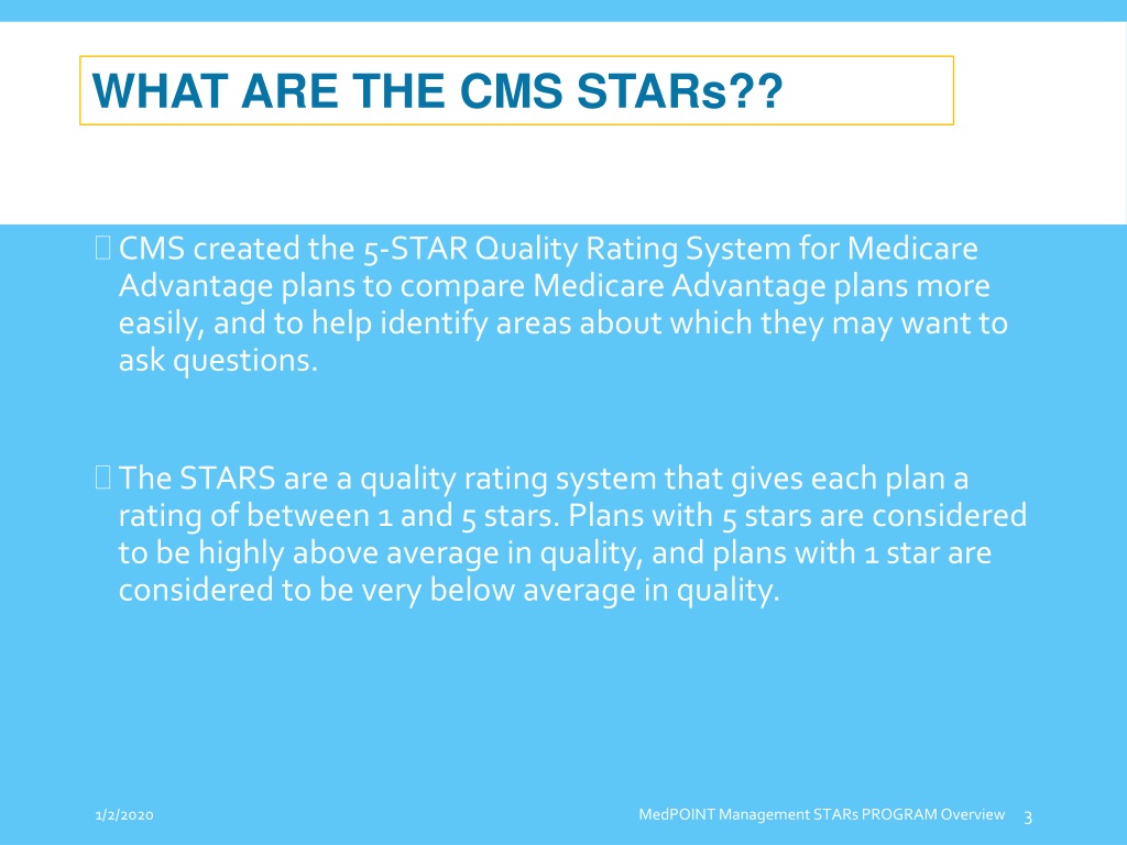 PPT CMS 5 STARS PROGRAM PowerPoint Presentation, free download ID