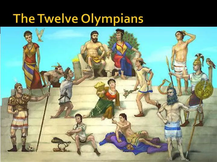 PPT - The Twelve Olympians PowerPoint Presentation, Free Download - ID ...