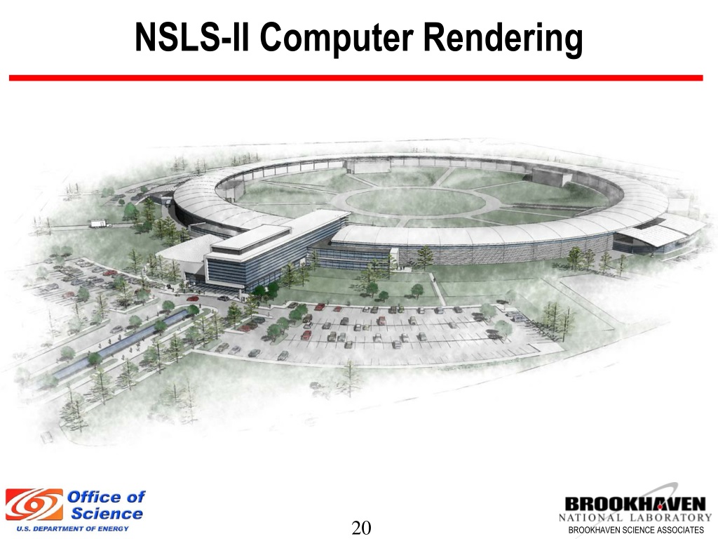 National Synchrotron Light Source II, Rendering of the Nati…