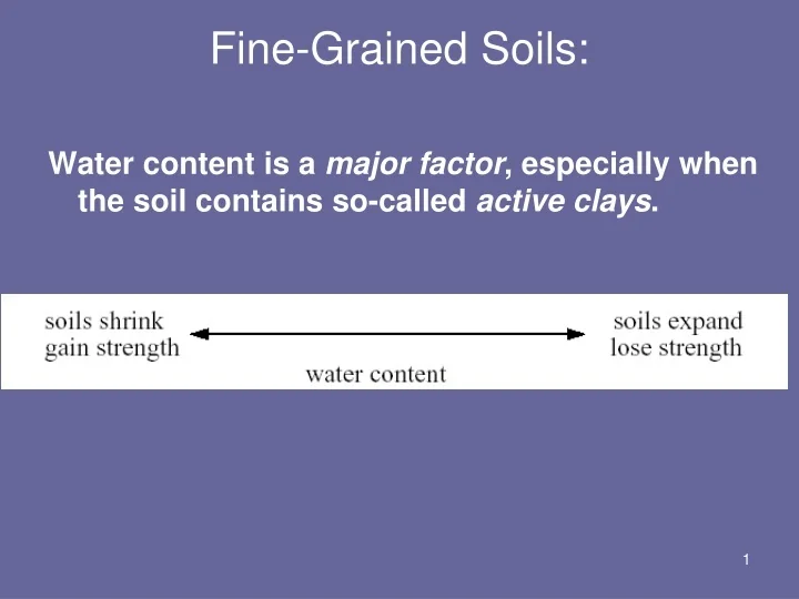 PPT FineGrained Soils PowerPoint Presentation, free download ID9384014