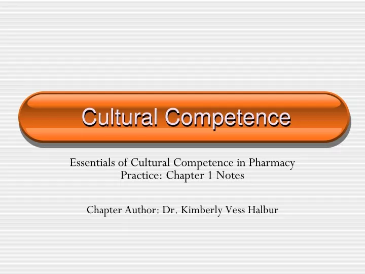 cultural competence n.