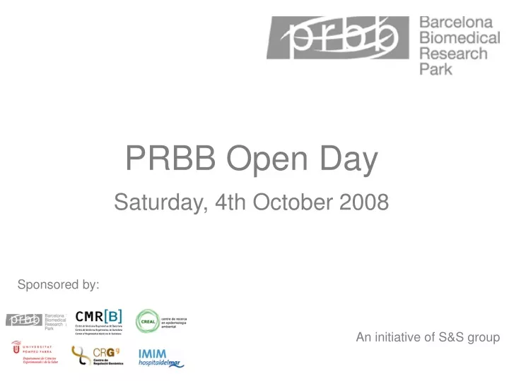 prbb open day saturday 4th october 2008 n.