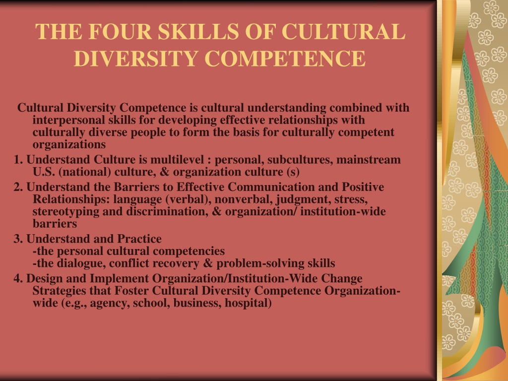 PPT - Developing Cultural Diversity Competence in Organizations ...