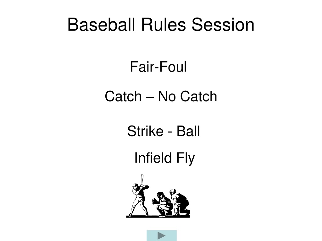 PPT Baseball Rules Session PowerPoint Presentation, free download