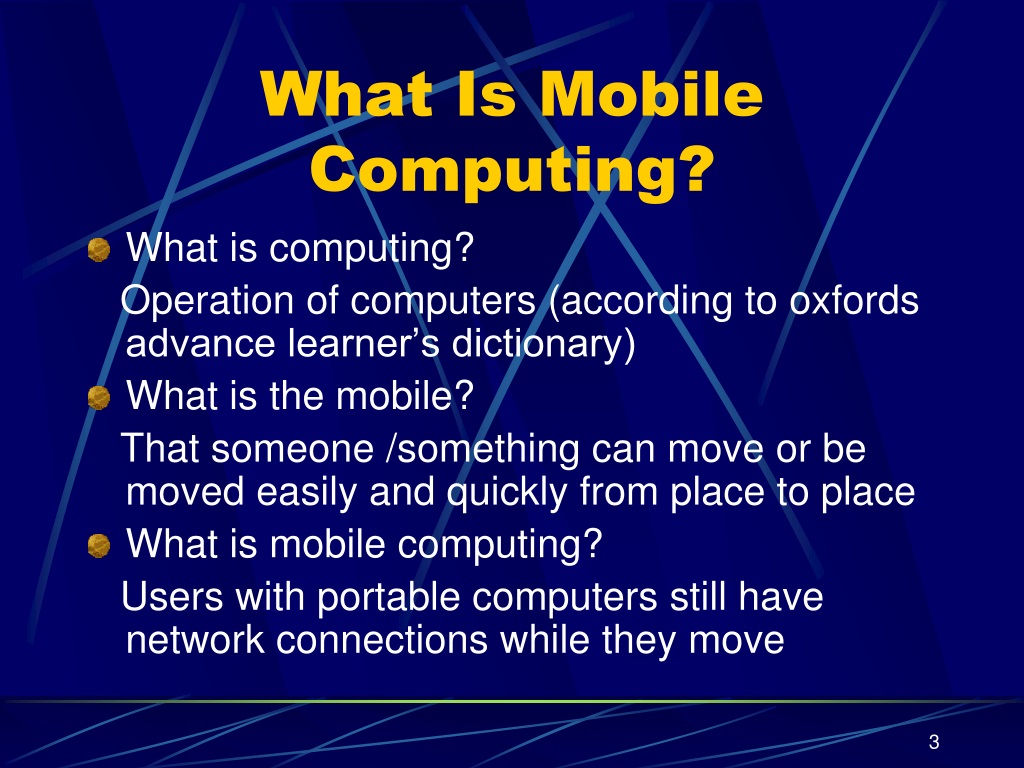 random assignment schemes in mobile computing ppt