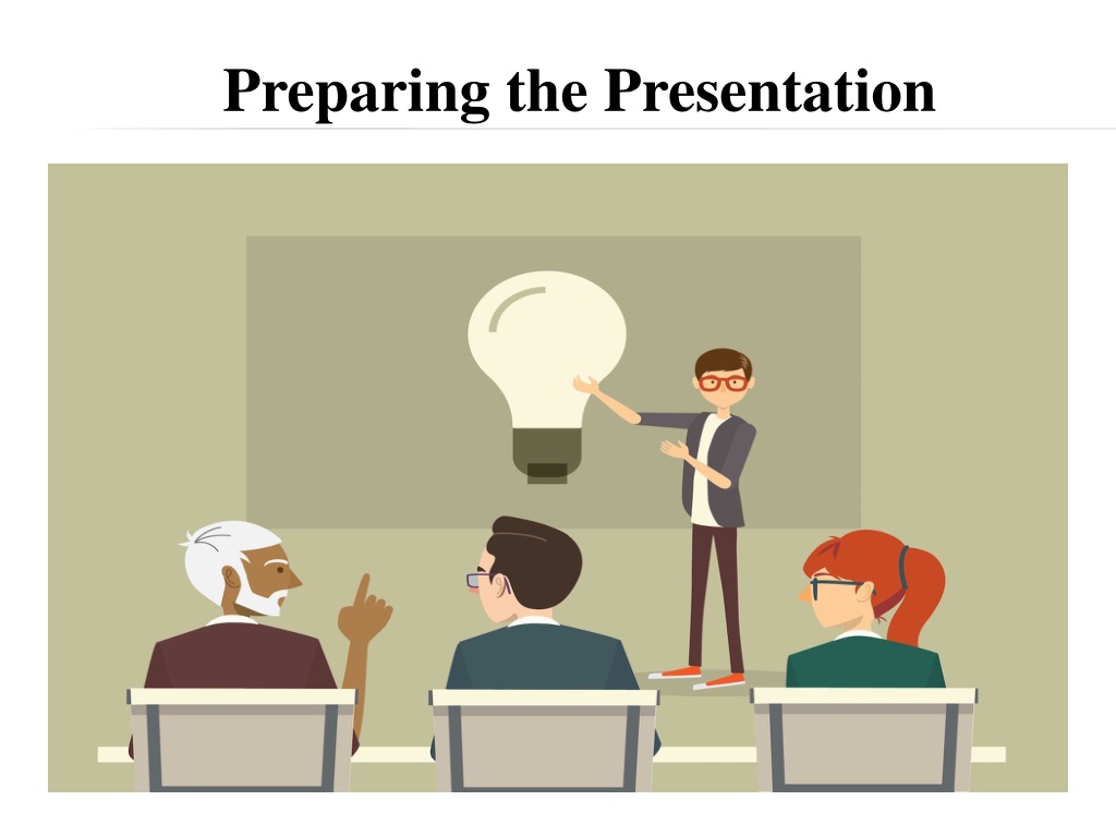 presentation of preparing