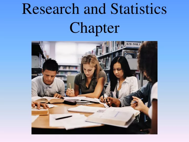 research and statistics ppt