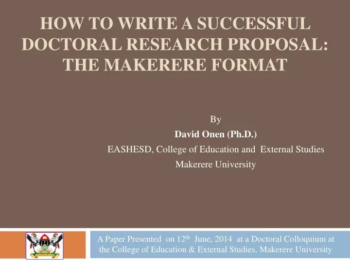 how to write post doctoral research proposal