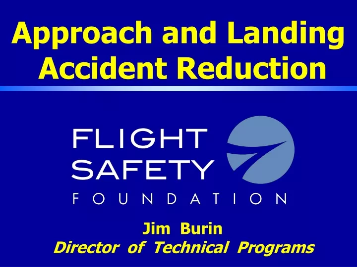 Approach and landing accident reduction что это