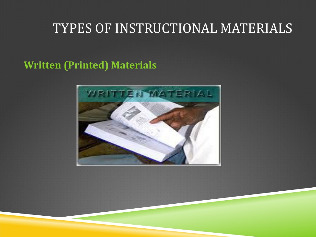 powerpoint presentation instructional materials
