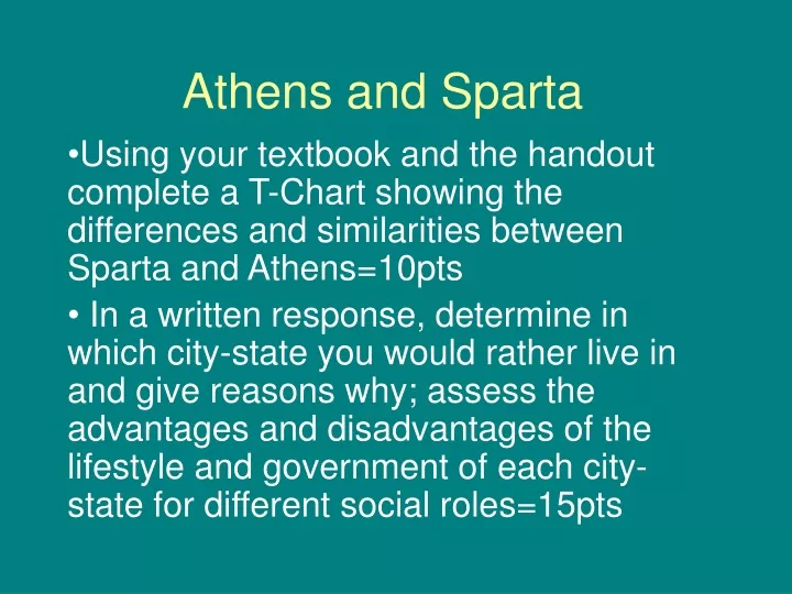 PPT - Athens And Sparta PowerPoint Presentation, Free Download - ID:9392221