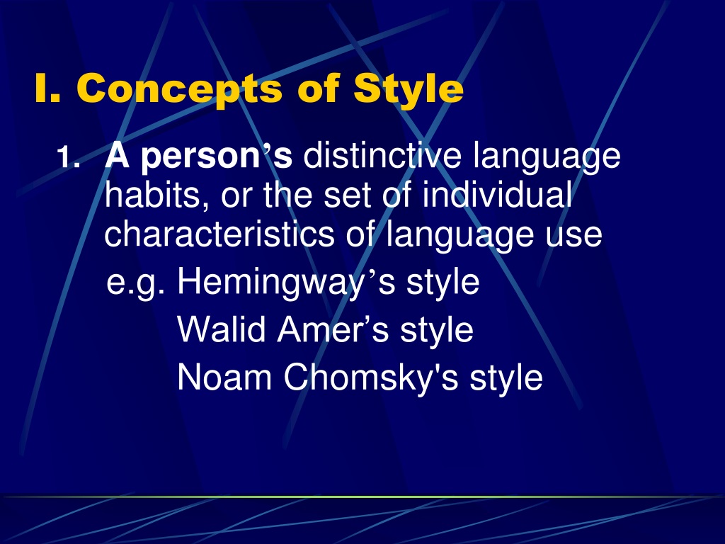 Style in English and Arabic Prof. Walid M. Amer. Style in English