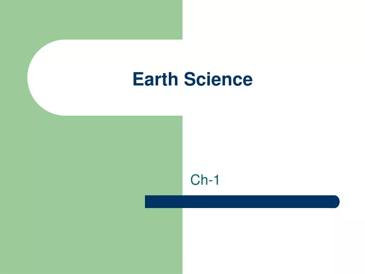 earth science n.
