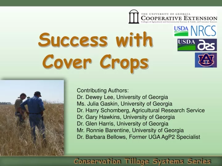 success with cover crops n.