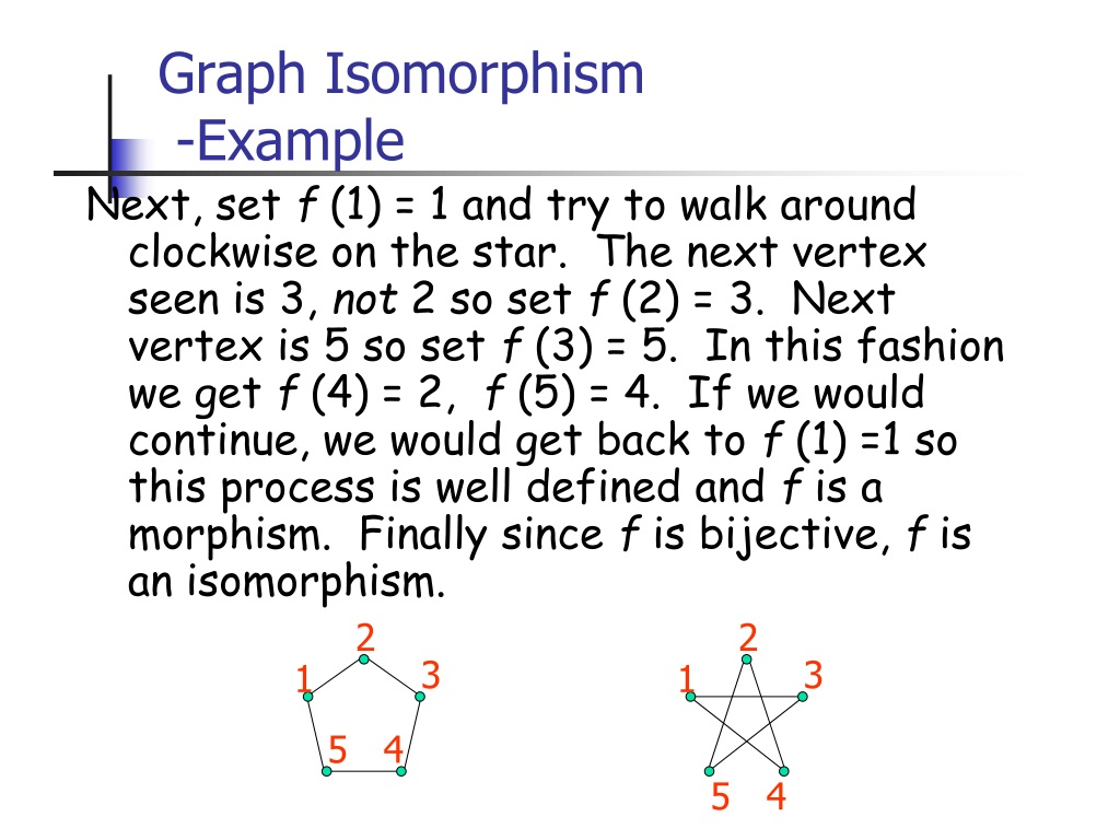 PPT - Lecture 5.3: Graph Isomorphism And Connectivity PowerPoint ...